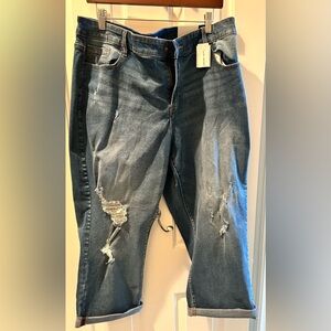 Lane Bryant Women’s Cropped Jeans.